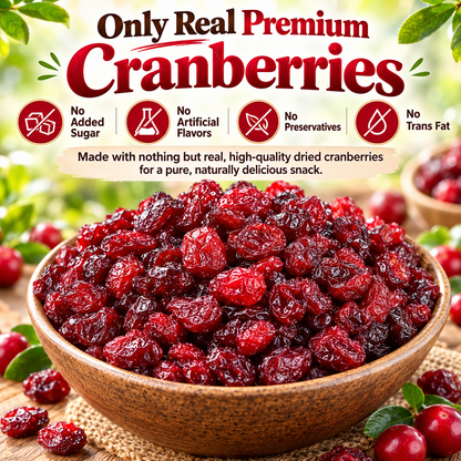 Premium Dried Cranberries-Real Cranberries Nothing Unnecessary.-NEX