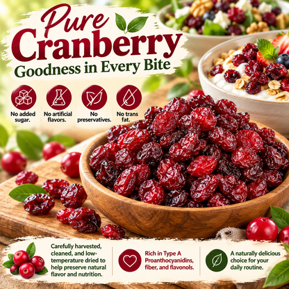 Premium Dried Cranberries-Real Cranberries Nothing Unnecessary.-NEX