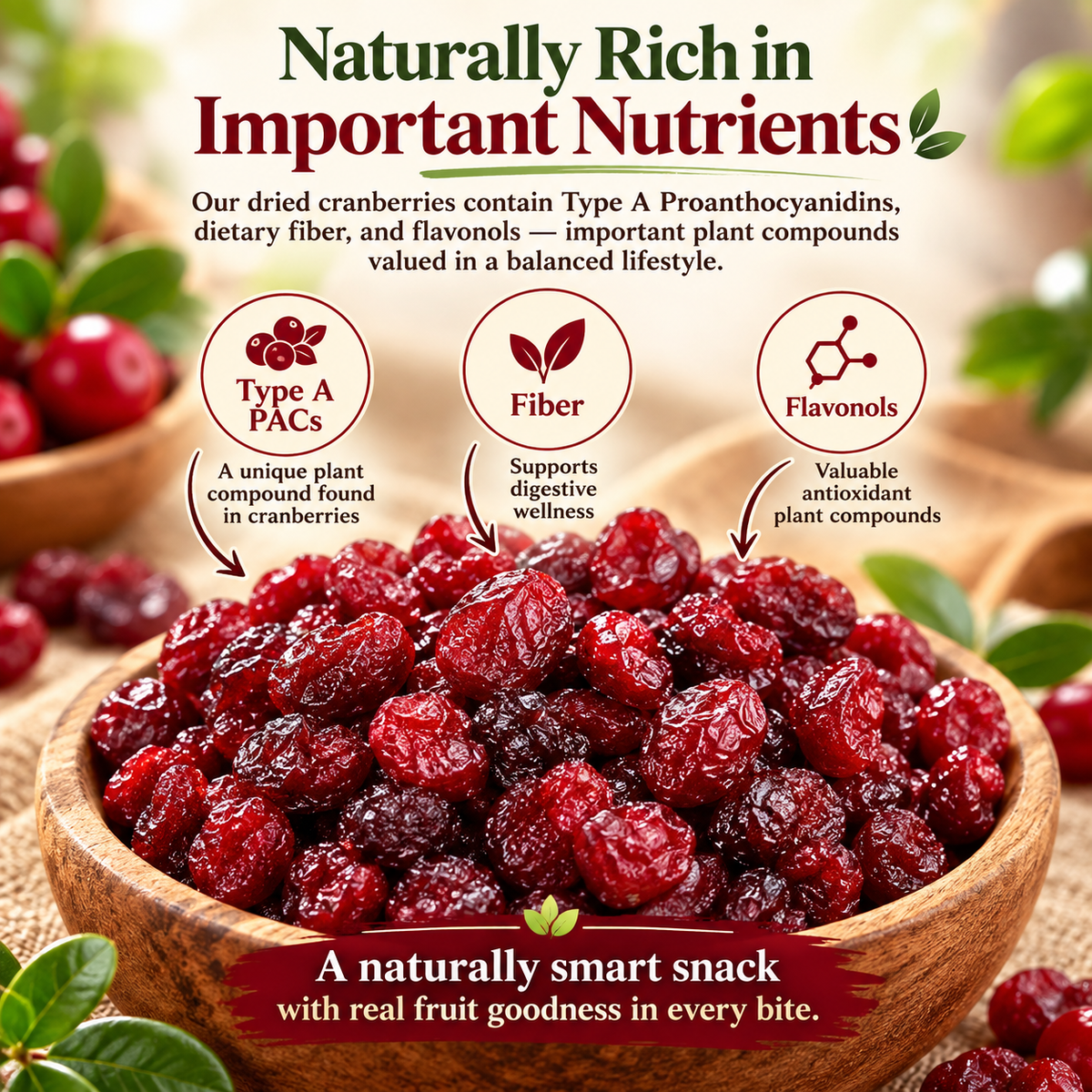 Premium Dried Cranberries-Real Cranberries Nothing Unnecessary.-NEX
