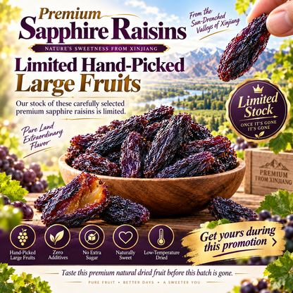 🍇Natural Sapphire Raisins: Guilt-Free Snack to Support Healthy Blood Sugar & Cholesterol-ZRT
