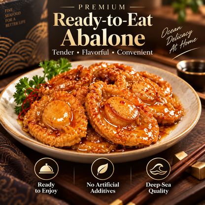 Ready-To-Eat Premium Abalone | Natural Source of Bioactive Peptides to Beat Long-Term Exhaustion-ZRT