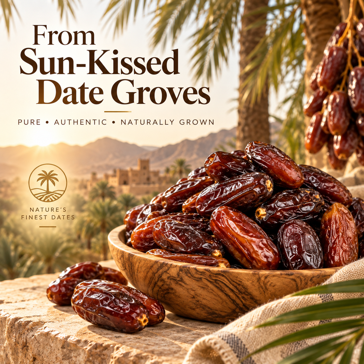 Premium Natural Dates — Soft Chewy & Naturally Delicious-NEX